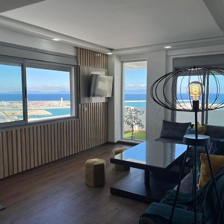 Vue Panoramique Sur La Mer-Centre Ville-Moderne Tanger Extérieur photo