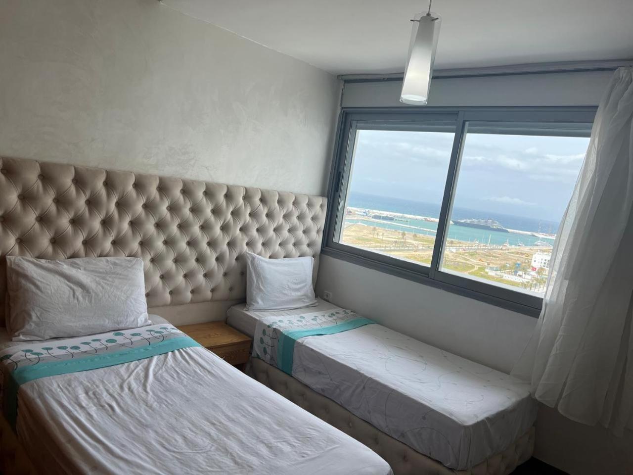 Vue Panoramique Sur La Mer-Centre Ville-Moderne Tanger Extérieur photo